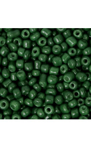 Glasperlen rocailles 8/0 (3mm) Fir green
